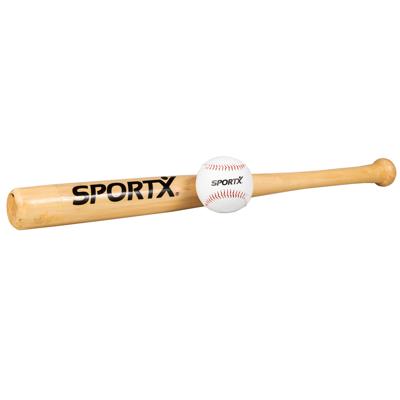 SportX honkbal knuppel met bal