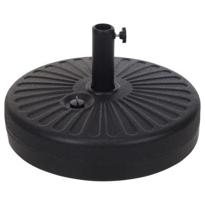 ProGarden parasolvoet 22 liter 51 cm zwart