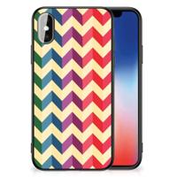 iPhone X | Xs Back Case Zigzag Multi Color - thumbnail