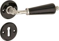 Krukg. porselein Evelyne SL MGN/zwart - thumbnail