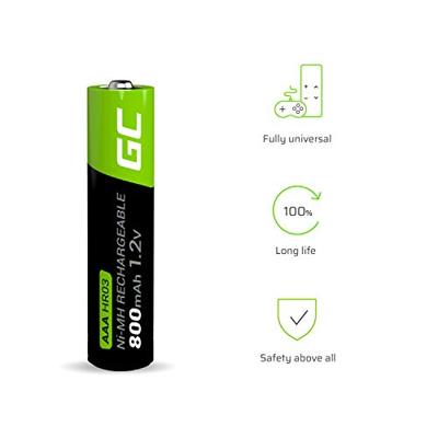 Green Cell HR03 Oplaadbare AAA batterij (potlood) NiMH 800 mAh 1.2 V 2 stuk(s) - thumbnail