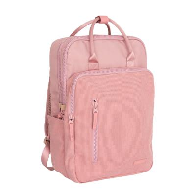 New Rebels Ribbi Milwaukee - Laptoptas Schooltas Werktas 15.6 inch Laptopvak Rugzak Rib Fabric 18L Old Pink