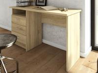 Bureau FARO 3 lades eik - thumbnail