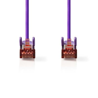 CAT6 S/FTP-Netwerkkabel | RJ45 Male - RJ45 Male | 1,0 m | Paars