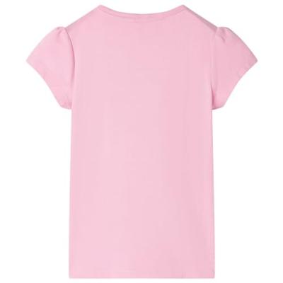 Kindershirt 128 felroze Kindershirt 128 felroze