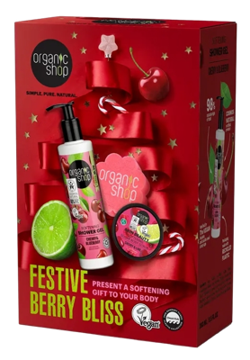 Organic Shop Festive Berry Bliss Giftset Organic Shop Festive Berry Bliss Giftset