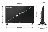 Smart TV Sharp 1T-C24HA1205EB 24" LED - thumbnail