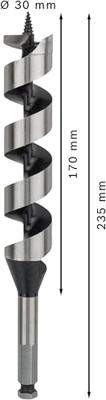Bosch Accessories 2608597638 Slangenboor 30 mm Gezamenlijke lengte 235 mm Zeskant schacht 1 stuk(s) Bosch Accessories 2608597638 Slangenboor 30 mm Gezamenlijke lengte 235 mm Zeskant schacht 1 stuk(s)