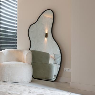 Richmond Organische Spiegel 'Aldon' 181 x 91cm, kleur Zwart