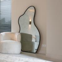 Richmond Organische Spiegel 'Aldon' 181 x 91cm, kleur Zwart - thumbnail