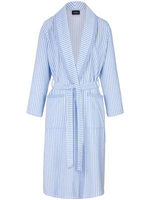 Cawö Cawö Dames Badjas met Sjaalkraag 3423 mittelblau 36