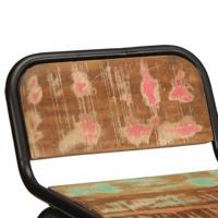 Barkrukken 4 st 46x35,5x80 cm massief gerecycled hout - thumbnail
