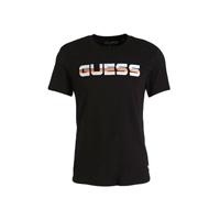 GUESS T-shirt met logo zwart - thumbnail