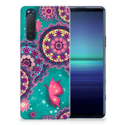 Sony Xperia 5II | Hoesje maken | Cirkels en Vlinders