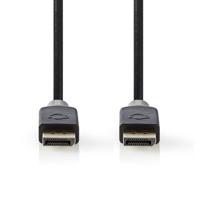 DisplayPort 1.4-Kabel | DisplayPort Male - DisplayPort Male | 3,00 m | Antraciet - thumbnail