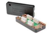 Digitus Netwerk Adapter CAT 7 [1x LSA, Snijklem - 1x LSA, Snijklem] 0.08 m Zwart - thumbnail