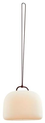 Nordlux TafellampKettle To-Go oplaadbaar wit met rood Ø 36cm - 2018013002