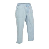 Yesta cropped straight fit broek Larra lichtblauw - thumbnail