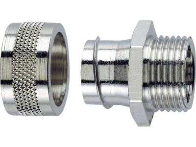 LAPP 55502041 SILVYN® LGF-2-M 32X1.5 Beschermslang (ribbelslang) Zilver M32 28.10 mm Recht 1 stuk(s)