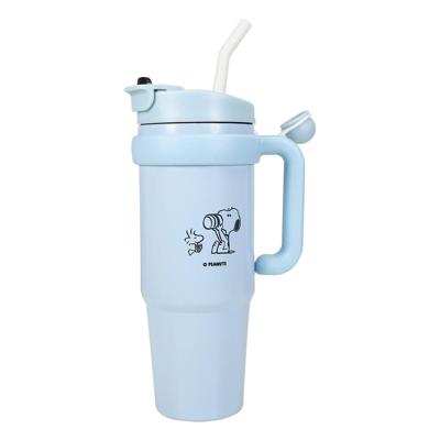 Peanuts Thermo Cup with straw Snoopy 887 ml