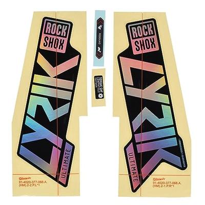 ROCKSHOX decor set "signatur series" decal set rs lyrik ult. rainbow