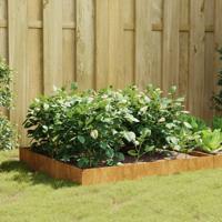 VidaXL Plantenbak verhoogd 100x100x26 cm cortenstaal - thumbnail