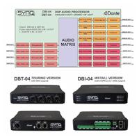 Synq DBT-04 Analoge Dante netwerkaudiobrug met AES67 - thumbnail