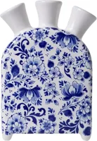 Heinen Delfts Blauw tulpenvaas keramiek klok 10x4x17cm delfts blauw - thumbnail