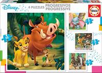 4 progressieve puzzles Baby Disney 1- EDUCA wit - thumbnail