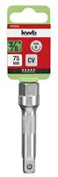 kwb 372253 Verlenging 75 mm Aandrijving 3/8 (10 mm) 28 mm 1 stuk(s) - thumbnail
