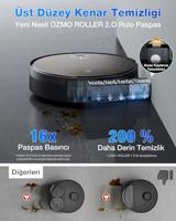 ECOVACS X11 PRO OMNI - Robotstofzuiger en dweil met blaasfunctie - 19500 Pa - Ultrasnelle PowerBoost - OZMO Roller 2.0 - ZeroTangle 3.0 - thumbnail