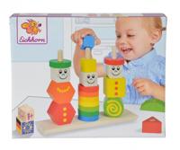 Eichhorn houten stapelpuzzel figuren - thumbnail