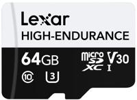 Micro SD-Kaart Lexar High-Endurance 64 GB - thumbnail