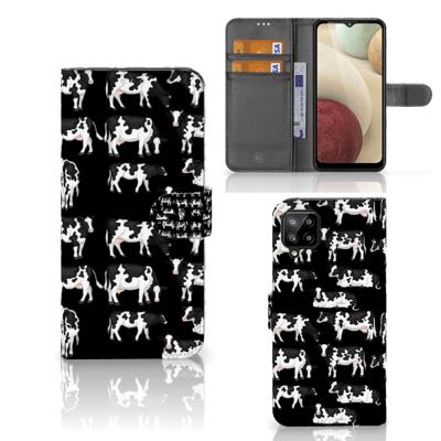 Samsung Galaxy A12 | Telefoonhoesje | Met pasjeshouder | Koetjes Samsung Galaxy A12 | Telefoonhoesje | Met pasjeshouder | Koetjes