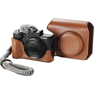 SmallRig 5385 Leather Case Kit for Canon PowerShot V1, brown