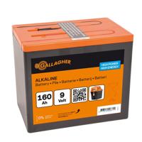 Gallagher Powerpack Alkaline batterij 9V/160Ah - 190x125x160mm - 008711 008711 - thumbnail