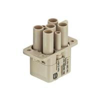 HARTING 09120063141 Businzetstuk Han® Q 4 + 2 + PE Crimpen 1 stuk(s) Piece - thumbnail