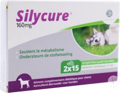Silycure 160 mg Tabletten voor honden 30 tabletten