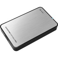 Sharkoon Quickstore Portable Pro USB 3.0 behuizing voor 2,5 inch (6,4 cm) SATA harde schijf incl. back-up functie zilver - thumbnail