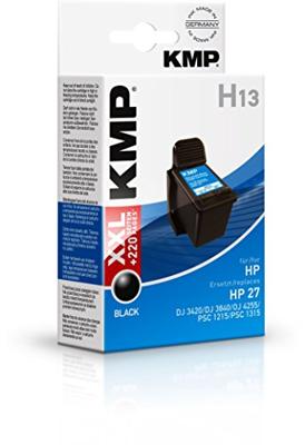 KMP Inktcartridge vervangt HP 27, C8727AE Compatibel Zwart H13 0997,4271 KMP Inktcartridge vervangt HP 27, C8727AE Compatibel Zwart H13 0997,4271
