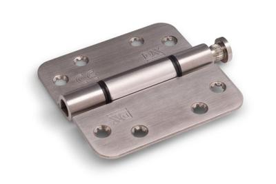 Dulimex Glijlagerscharnier ronde hoeken 3 mm 89x89 mm RVS geborsteld