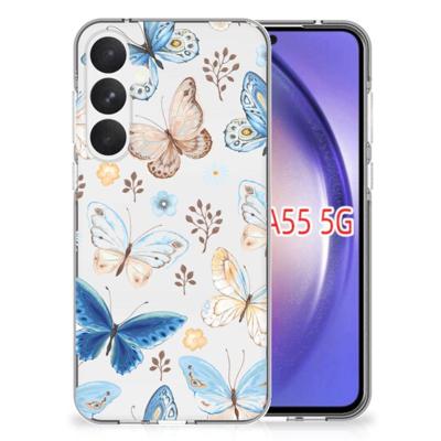 TPU Hoesje voor Samsung Galaxy A55 Vlinder TPU Hoesje voor Samsung Galaxy A55 Vlinder