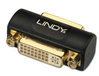 LINDY 41233 DVI Adapter [1x DVI-bus 24+5-polig - 1x DVI-bus 24+5-polig] Zwart - thumbnail