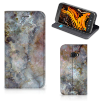 Samsung Galaxy Xcover 4s | Standcase | Marmer Grijs - thumbnail