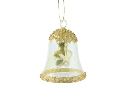 Klok glas l6.2b6.2h7.5 cm pistache kerst Decoris - Decoris Klok glas l6.2b6.2h7.5 cm pistache kerst Decoris - Decoris