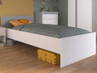 Eenpersoonsbed PINOCCHIO 90x200 cm wit - thumbnail