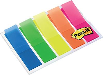 Post-it index translucent, ft 11,9 x 43,2 mm, houder met 20 tabs in 5 verschillende kleuren Post-it index translucent, ft 11,9 x 43,2 mm, houder met 20 tabs in 5 verschillende kleuren