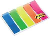 Post-it index translucent, ft 11,9 x 43,2 mm, houder met 20 tabs in 5 verschillende kleuren - thumbnail