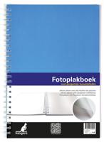 Kangaro K-750114 Fotoplakboek 33x23cm Blauw. Met Pergamijnvellen. 36+36 Vel - thumbnail
