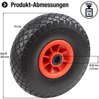Metafranc Steekwagenwiel Anti-Lek 260Mm *Nl* - WU0810810 - thumbnail